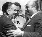 Wilfredo Ricart con J.M. Fangio